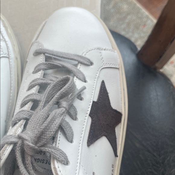  White Sneakers with Teal Glitter Heel